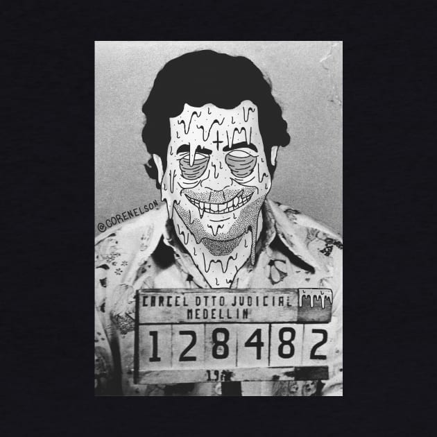 Pablo Escobar Mugshot Grime by CORENELSON